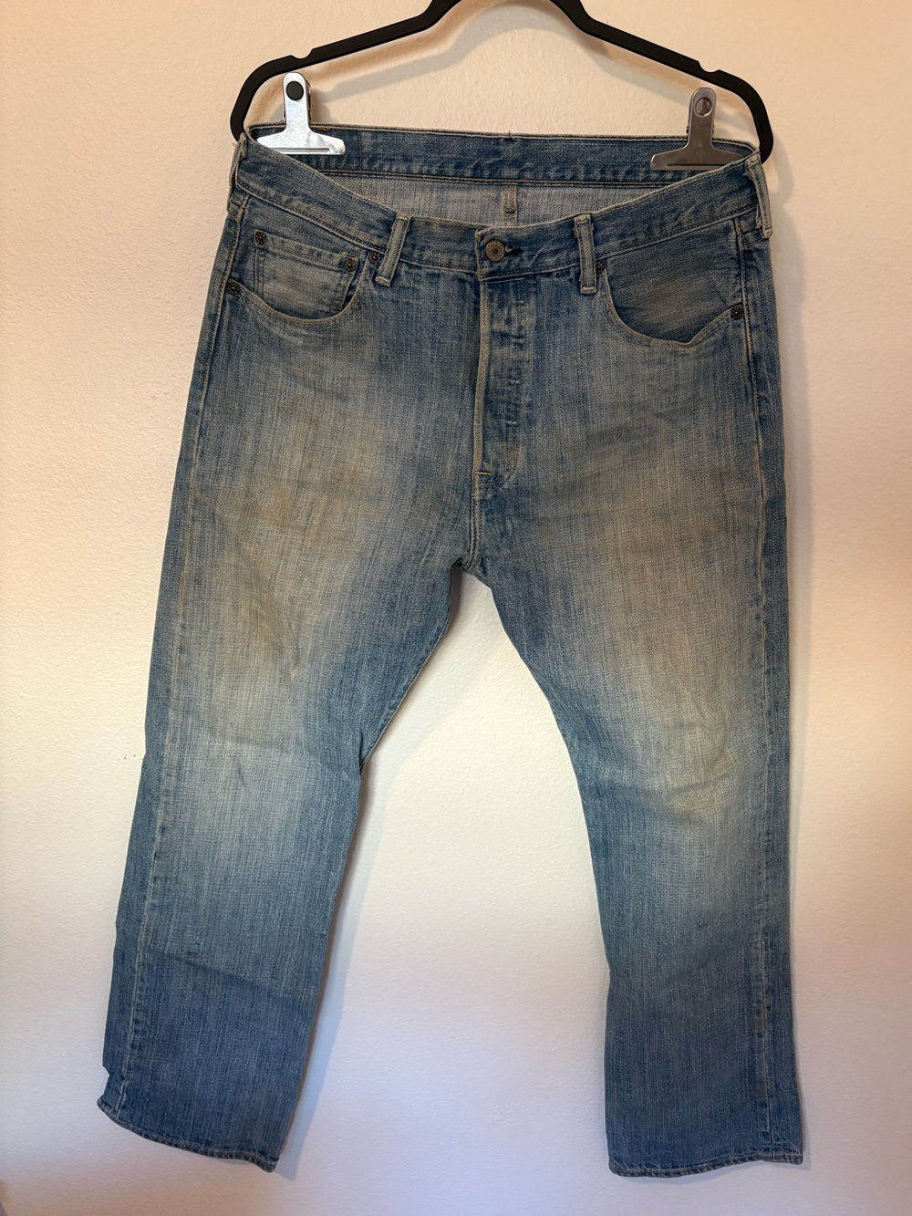 Levi’s jeans 501 cut - Men’s 34w x 30l - light blue denim wash